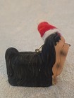 Yorkshire Terrier Dog Wearing A Santa Hat Christmas Ornament Kurt Adler