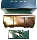 New Polo Ralph Lauren Eyeglasses Sunglasses Box-leather Straps Case-sealed Cloth