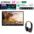 1x 14  Headrest Car Monitor Android Backseat Video Screen 1x Headphone For Ford