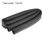 30mm Id 40mm Od Foam Pipe 1m Length   Pipe Insulation Black