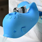 Faucet Cover Bathtub Baby Whale Spout Cover Soft And Safety For Kids Blue