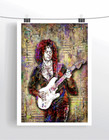 Ritchie Blackmore Deep Purple 8x12in Poster  Deep Purple Music Art Free Ship Us