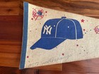 Vintage 1970s New York Yankees Mlb Baseball Full Size 30  X 12  Pennant Flag