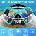 Best Snorkel Set Adult Dry Top Scuba Mask Anti-fog Panoramic Gear For Swimming