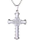 Cross Silver Chain Necklace Cross Pendant Brand New Fast Free Shipping 