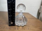 Vintage Art Deco Glass Perfume Bottle Vanity Decor Boho Collectible