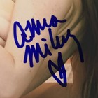 Amia Miley Nude Adult Model Signed 8x10 Photo W coa