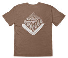Case Xx Knives Cut Out Series 41145 Heather Brown Cotton Small Pocket T-shirt