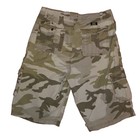 Wearfirst Usa Camo Cargo Shorts Mens 36 Khaki Green Ripstop Distressed