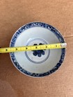Antique Chinese Hand Painted Blue White Porcelain Bowl 5-1 2  Ming Dynasty