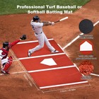 10x4ft Synthetic Grass Baseball Softball Batting Practice Hitting Mat Outdoor