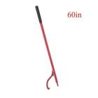 60  Log Peavey Cant Hook With Adjustable Hook Logging Tool Log Roller Tool Red