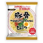 Sapporo Ichiban Ramen Noodles Tonkotsu Flavor  3 7 Ounce  pack Of 24  