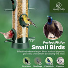 Tube Bird Feeder For Outdoors Hanging   6-port With 360   Feeding  No-spill De   