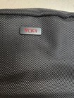 Tumi For Delta Zip Pouch Travel Case Cosmetic Bag Toiletry Bag Black New
