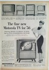 Vintage Mototola Mahogany Television Console   works  Average Condition