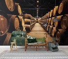 3d Wine Cellar Light Pattern Self-adhesive Removeable Wallpaper Wall Mural1
