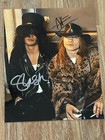 Axl Rose And Slash Autographed 8x10 Photo  Signed  Authentic  Guns N Roses  Coa