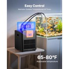 Uimoso Aquarium Water Chiller 110 Gallon 1 3 Hp Hydroponics Fish Tank Cooler