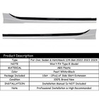 For 2022-2024 Honda Civic Sedan Hatchback 11th Gen Side Skirt Lip Rallye Red