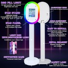 Portable Ipad Photo Booth Machine Metal Selfie Station For Party Wedding Rental