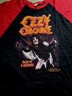 Ozzy Osbourne Crypt Diary Of A Madman Raglan 3x  Limited Edition T-shirt 3xl