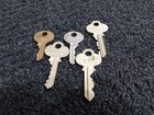 Lot Of 5 Vintage Corbin Lock Keys Ornate Skeleton   Padlock Keys
