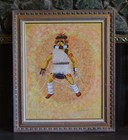 Delbridge Honanie - Coochsiwukioma  1946-   Hopi Painting - Sikya Heheya Kachina