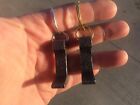 Antique Mining Rail 1881 used In Montana Gold silver Mines Keychain        
