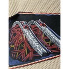 Vintage Six Flags Over Mid America Pennant Fabric Flag Amusement Park Japan