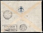 Ethiopia 1936 Aoi Airmail Registered To Rome Via Ala Littoria