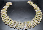Kjl Kenneth J Lane For Juliana Sparkling Ice Rhinestone Scroll Belt In Bag 