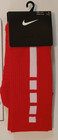 Nike Elite Basketball Cushion Socks Red White Size L 8-12 Ps0003 658 New