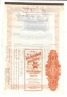 Ohio 1900 Toledo Fremont   Norwalk Railroad Bond Stock Certificate
