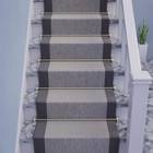 Stair Carpet Rods 39 6 In  Cast Brass Satin Nickel Finish Carpet Runner Rods Wit