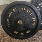 Gold   s Gym Vintage Olympic 35 Lb Weight Plate 1x35lb Total 35 Lbs Single
