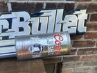 1980   s Coors Light Silver Bullet Blow Mold Bar Sign  Vintage   Rare Bar Decor 