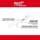 Milwaukee Tool 48-00-5163 3-5 8  Super Sawzall Blade  5 Pk 