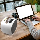 Portable Electric Space Heater Small Home Office Heater Fan With Thermostat