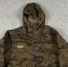 Vintage Columbia Jacket Men Medium Monarch Pass Gallatin Range Wool Camo Hooded