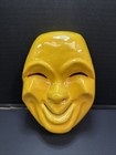 Frankoma Comedy Pottery Mask Yellow 118c