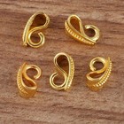 20pcs Brass Bail Connector For Necklace Gold bronze silver 3x13mm Bail 01