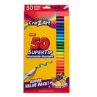 Super Tip Washable Markers  50 Count  12 Scented Colors  Back To School