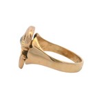 Antique Rare Victorian 14kt Gold Old Euro Diamond Snake Serpent Ring Size 8