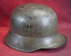 Steel Wwi German Imperial Helmet M17 Combat Vet Stahlhelm   Liner Trench Warfare