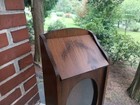 Vintage Wood Wall Organizer Shelf Caddy Farmhouse Display Wooden Sconce Display