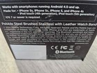 Pebble Steel 401blr Smartwatch Leather Band  New