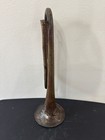 Antique Early 1900s Military Brass Bugle     Authentic Vintage Instrument