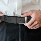 Belt Men s Leather Belt Robust Leather Men Women Genuine Leather Black Shortenab