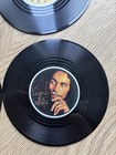 4 X Vinyl Record Style Coasters  guns N Roses   Nirvana  Pink Floyd  Bob Marley 
